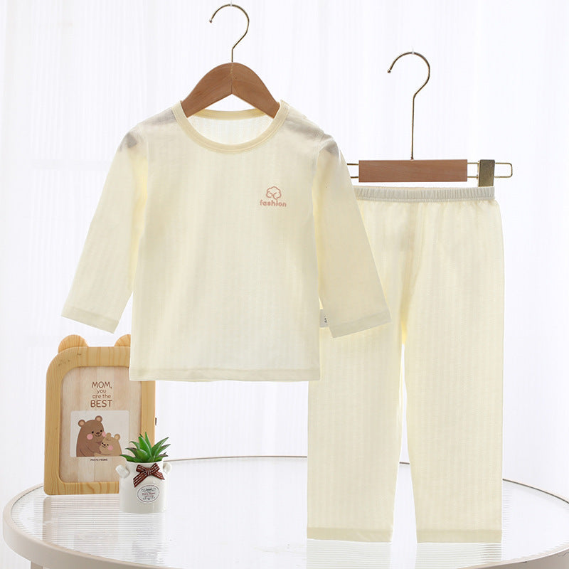 Children's sleepwear summer baby air-conditioned clothing