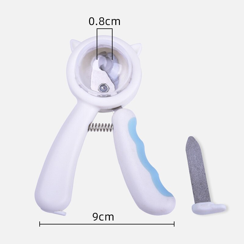 Splash-proof Pet Nail Scissors New Style with File All-in-one Cat and Dog Nail Scissors Safety Pliers