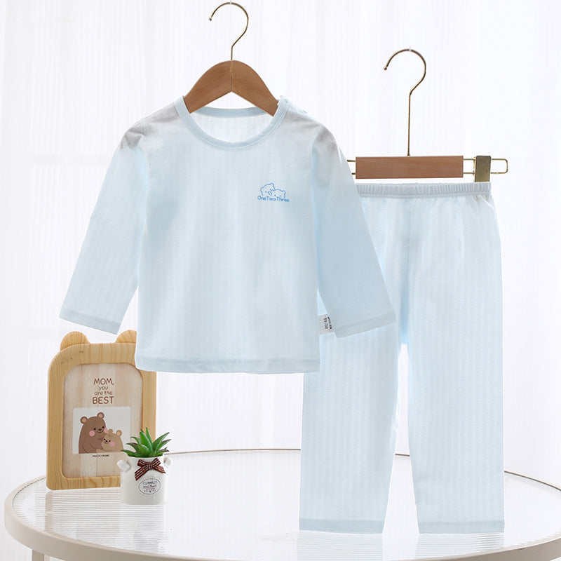 Children's sleepwear summer baby air-conditioned clothing
