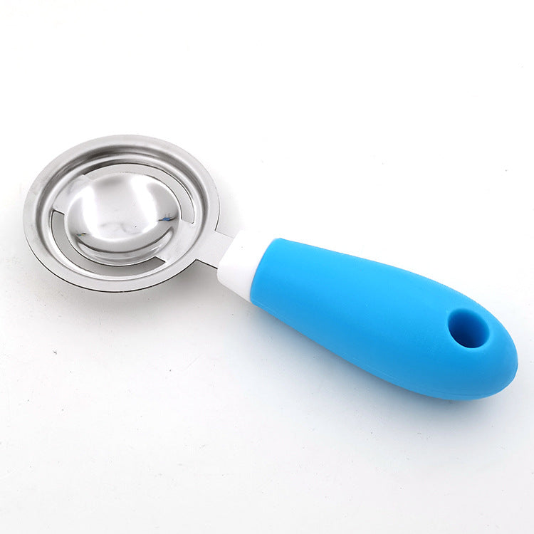 Egg White Separator Stainless Steel Egg White Separator Egg Leaker Egg Yolk Separator Leaking Egg Spoon