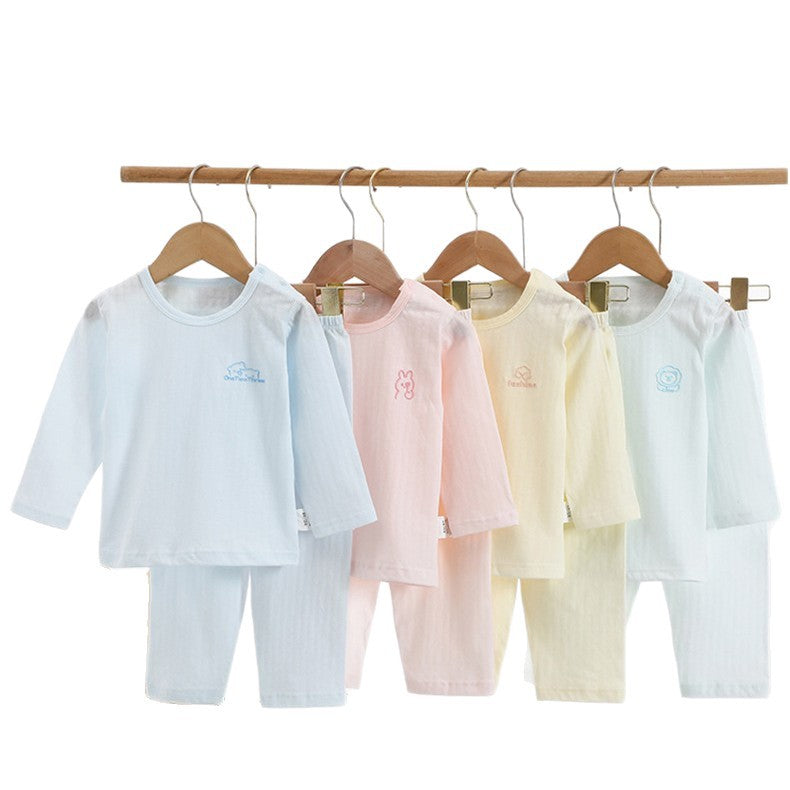 Children's sleepwear summer baby air-conditioned clothing