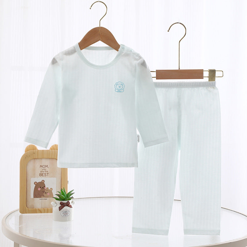 Children's sleepwear summer baby air-conditioned clothing