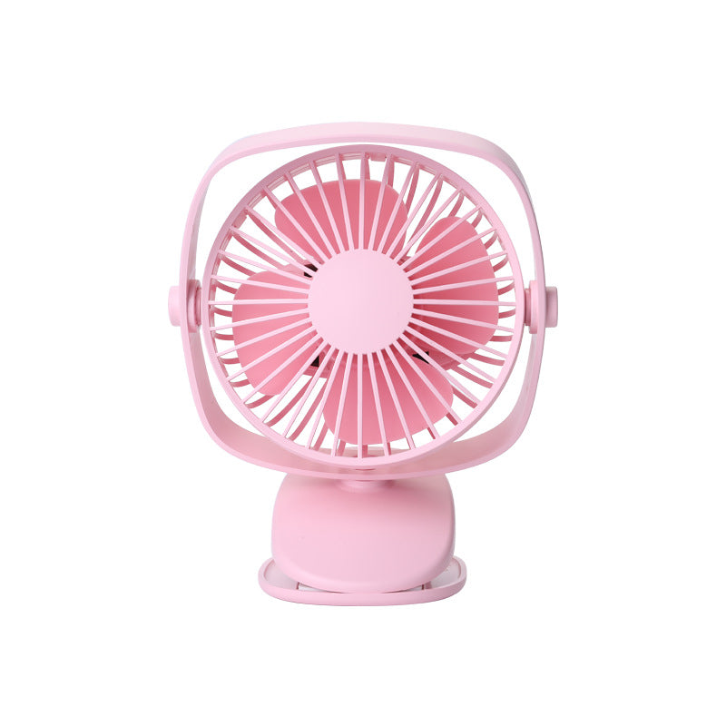 Clip Fan Mini Mute Desktop Desktop Small Fan Stroller Student Dormitory USB Charging Fan