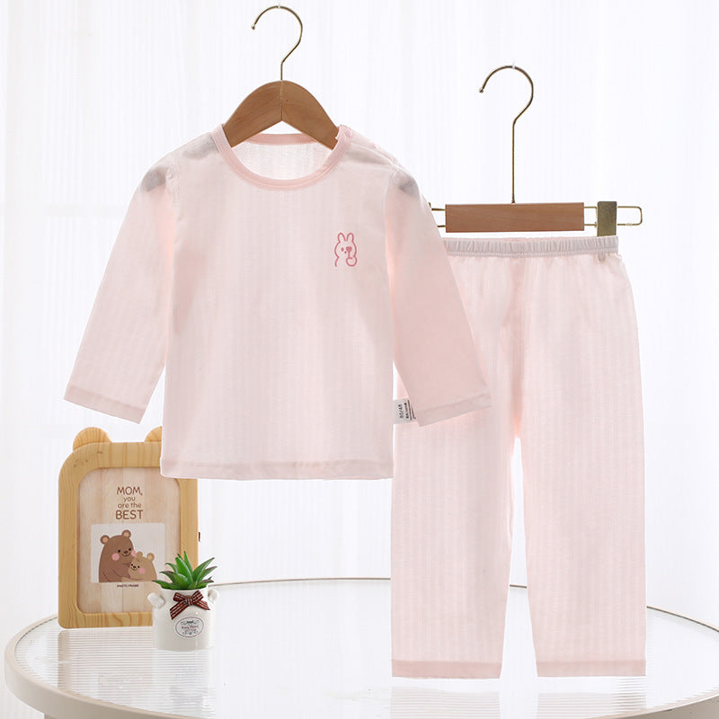 Children's sleepwear summer baby air-conditioned clothing